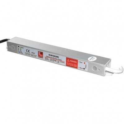 Τροφοδοτικό LED 30W 2.5A 230V στα 12V DC IP67 30-33612301